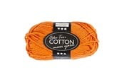Kreative leker - Creativ Company Cotton yarn Size 8/8 L: 80-85 M Orange - 50gr. - 461090