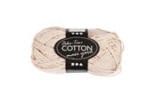 Kreative leker - Creativ Company Cotton yarn Size 8/8 L: 80-85 M Sand color - 50gr. - 461050