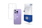 Mobil - Deksel og etui - 3mk iPhone 14 Pro silicone case from the  Clear Case series - transparent - 5903108476713