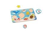 Puslespill - Classic World Wooden Puzzle Ocean - 9 pcs. Tre - 40077