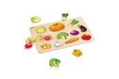 Puslespill - Classic World Wooden Puzzle Vegetables Tre - 40072