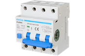 Komponenter for switchboxes og skap - Gacia 32A RCBO combi circuit breaker 3P+N 30mA 6kA - 20129