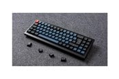 Tastatur - Keychron Q7 - keyboard - QMK custom mechanical fully assembled - 70% - QWERTY - Nordic - carbon black Input Device - Tastatur - Nordisk - Blå - Q7-M1-BO