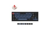 Tastatur - Keychron Q7 QMK Wired - Gateron G Pro Red - Gamingtastatur - Uten numpad - Nordisk - Svart - Q7-M1-BO