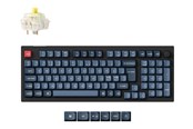 Tastatur - Keychron V5 Max - keyboard - QMK custom mechanical ISO layout collection - with knob - QWERTY - Nordic - carbon black Input Device - Tastatur - Nordisk - Svart - V5M-D4-BO