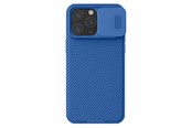 Mobil - Deksel og etui - Nillkin CamShield Pro Magnetic Case for iPhone 15 Pro Max with Camera Cover - Blue - 6902048266780