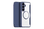 Mobil - Deksel og etui - Dux Ducis Skin X Pro Case for Samsung Galaxy S24+ with MagSafe and Flip - Blue - 6934913021668