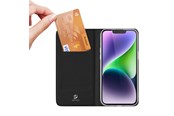Mobil - Deksel og etui - Dux Ducis iPhone 15 Plus Case Cover with Flip and Wallet  Skin Pro - Black - 6934913025383