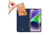 Mobil - Deksel og etui - Dux Ducis iPhone 15 Plus Flip Case and Wallet  Skin Pro - Blue - 6934913025390