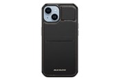 Mobil - Deksel og etui - Dux Ducis Rafi Mag Wallet Case with 3-in-1 Stand for iPhone 14 Plus with MagSafe and RFID Lock - Black - 6934913027257