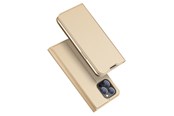 Mobil - Deksel og etui - Dux Ducis Skin Pro Holster Case Flip Cover iPhone 14 Pro Gold - 6934913035146