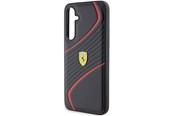 Mobil - Deksel og etui - Ferrari Twist Metal Logo Case for Samsung Galaxy S23 FE - Black - 3666339218577