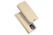 Mobil - Deksel og etui - Dux Ducis Skin Pro Holster Case Flip Cover iPhone 14 Pro Max Gold - 6934913035184