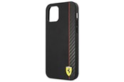 Mobil - Deksel og etui - Ferrari On Track Carbon Stripe Case for iPhone 12 mini - Black - 3700740499429