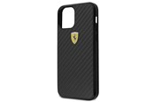 Mobil - Deksel og etui - Ferrari On Track Real Carbon Case for iPhone 12 mini - Black - 3700740480106
