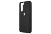 Mobil - Deksel og etui - Ferrari Off Track Quilted Case for Samsung Galaxy S21+ - Black - 3700740496282