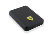 Mobil - Adaptere og ladere - Ferrari Metal Logo MagSafe 15W 5000mAh Power Bank - Black - 3666339170875