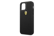 Mobil - Deksel og etui - Ferrari On Track Perforated Case for iPhone 12 Pro Max - Black - 3700740479643