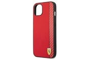 Mobil - Deksel og etui - Ferrari On Track Carbon Stripe Case for iPhone 13 mini - Red - 3666339026479