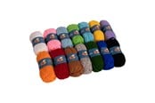 Kreative leker - Colorations - Acrylic Yarn Set 4 mm - 14 Colors - 42FY54