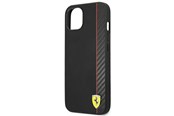 Mobil - Deksel og etui - Ferrari Carbon Case for iPhone 14 Plus - Black - 3666339063931