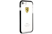 Mobil - Deksel og etui - Ferrari Shockproof Case for iPhone 7 / 8 / SE 2020 / SE 2022 - Transparent Black - 3700740388457