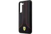 Mobil - Deksel og etui - Ferrari Perforated 296 P Case for Samsung Galaxy S23+ - Black - 3666339117146