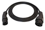 Lading av elbil - Metron Charging cable 32 A 22 kW 10 m with Tesla opening button - 90321