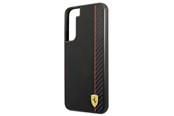 Mobil - Deksel og etui - Ferrari On Track Carbon Stripe Case for Samsung Galaxy S22+ - Black - 3666339044800