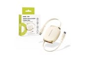 USB - Mobile Origin 100W Retractable Cable Box USB-C to USB-C CB7 Beige - MO-CB7-BG