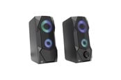 Høyttalere - PC - White Shark FLOW Loudspeaker - 2.0 kanaler - Svart - FLOW