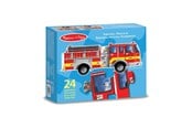 Puslespill - Melissa & Doug 24 Pcs Floor Puzzle Giant Fire Engine Gulv - 6073517