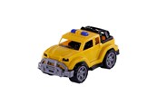 Leketøysbil - Cavallino Toys Trendy Jeep Geel Horse 22cm - 4152WD01