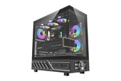 Kabinett - Darkflash DS950V Computer Case with Display + 6 Fans - Kabinett - Svart - DS950 SCRN BLK +6F