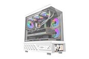 Kabinett - Darkflash DS950V Computer Case with Display + 6 Fans - Kabinett - Hvit - DS950 SCRN WHT +6F