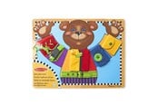 Treleker - Melissa & Doug Wooden Basic Skills Puzzle Board - 6074868