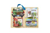 Treleker - Melissa & Doug Wooden Activity Board Lock And Latch - 6073552
