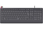 Tastatur - Speed-Link HI-GENIC Antibacterial Keyboard - Tastatur - Nordisk - Svart - SL-640009-BK-NC