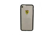 Mobil - Deksel og etui - Ferrari Transparent Case for iPhone 7 / 8 / SE 2020 / SE 2022 - Transparent Black - 3700740396407