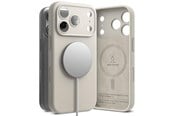 Mobil - Deksel og etui - Ringke Silicone Magnetic MagSafe Case for iPhone 17 Pro - Beige - 8800328811164