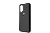 Mobil - Deksel og etui - Ferrari Carbon Heritage Case for Samsung Galaxy S20 - Black - 3700740473382