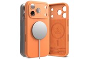 Mobil - Deksel og etui - Ringke Silicone Magnetic MagSafe Case for iPhone 17 Pro - Orange - 8800328811188