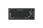 Tastatur - Keychron V1 Ultra 75% 8K Wireless Tri-Mode - POM Brown - Gamingtastatur - Uten numpad - Nordisk - Svart - V1U-D3-BO