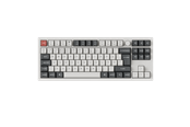 Tastatur - Keychron Q3 Ultra 80% 8K Wireless Tri-Mode - POM Red - Gamingtastatur - Uten numpad - Nordisk - Hvit - Q3U-P1-BO