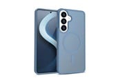Mobil - Deksel og etui - CRONG Hybrid Matte Magnetic - MagSafe Case for Samsung Galaxy S26 (Blue) - CRGHMMSGS26MBL