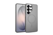 Mobil - Deksel og etui - CRONG Hybrid Matte Magnetic - MagSafe Case for Samsung Galaxy S26 Ultra (Gray) - CRGHMMSGS26ULGR