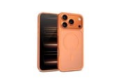 Mobil - Deksel og etui - CRONG Hybrid Matte Magnetic - MagSafe iPhone 17 Pro Max Case (Orange) - CRGHMMIP1769PORG