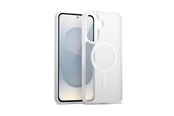 Mobil - Deksel og etui - CRONG Hybrid Matte Magnetic - MagSafe Case Samsung Galaxy S25 (White) - CRGHMMSGS25WHT