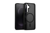 Mobil - Deksel og etui - CRONG Hybrid Matte Magnetic - MagSafe Case Samsung Galaxy S24 FE (Black) - CRGHMMSGS24FEBLK