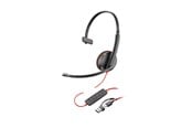 Hodetelefoner - HP Poly Blackwire 3220 Stereo USB-C Headset (Bulk) - 8X2J9A6